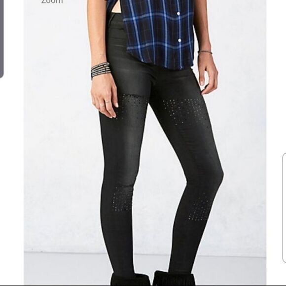 NWT true religion the runway black leggings sz XXS - Picture 1 of 6